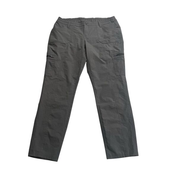 KUHL Herizn Skinny Cargo Pants 6276 Gray Sz 14 SHORT - Picture 1 of 16